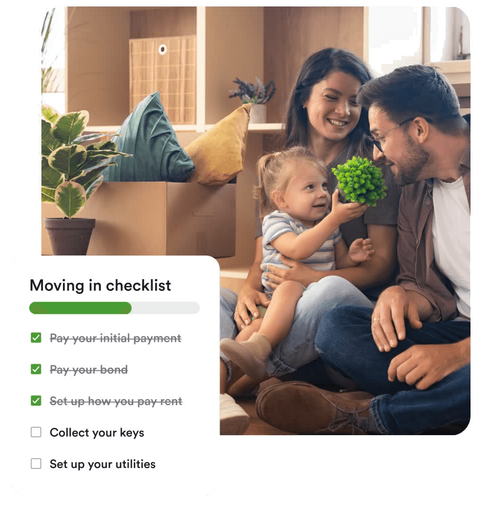 Moving and inspection checklists in the Ailo app