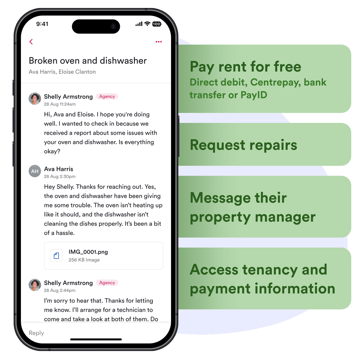 Ailo tools for managing rent and a home